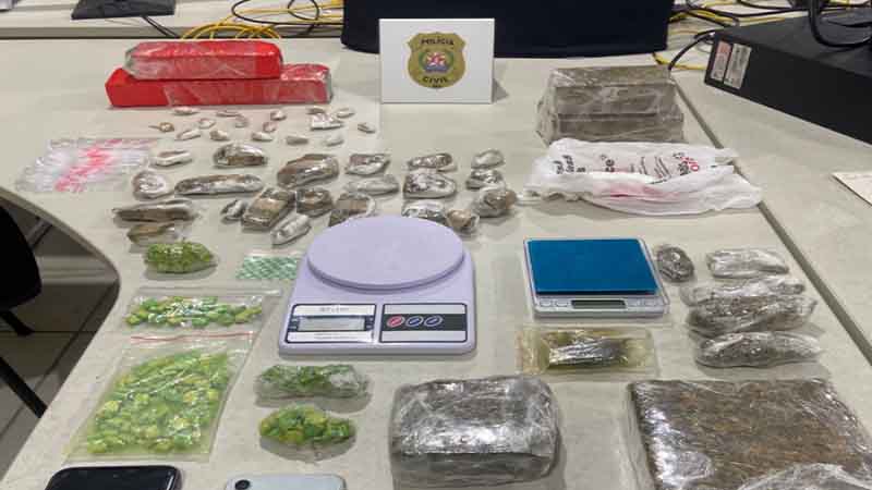 PCMG prende cinco suspeitos de tráfico de drogas em Governador Valadares