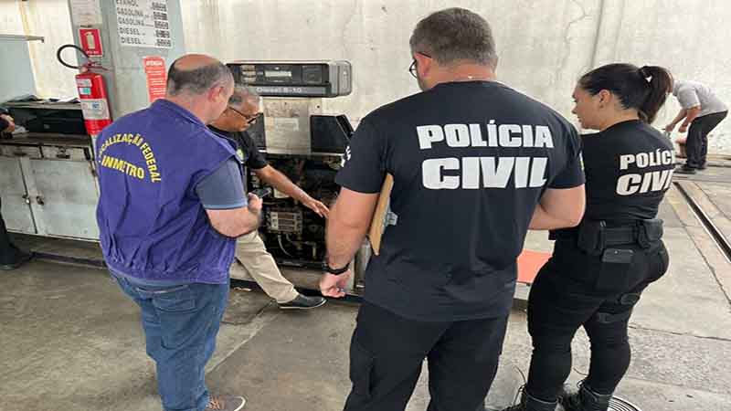 Polícia Civil GO, participa de ação nacional para coibir fraudes em postos de combustíveis