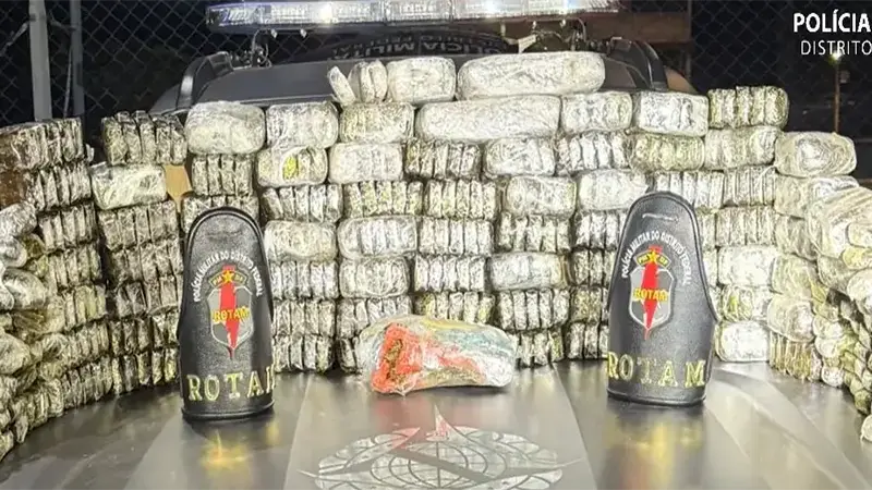 PMDF, apreende drogas avaliada em R$ 1 milhão no Riacho Fundo
