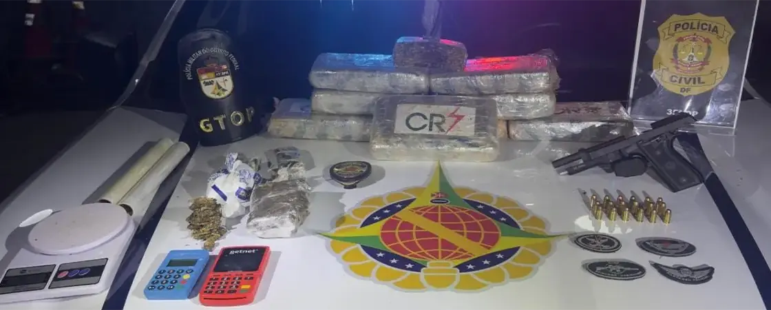 PMDF, em operação conjunta com a Polícia Civil, prende indivíduo por porte ilegal de arma de fogo e tráfico em Nova Colina – Sobradinho