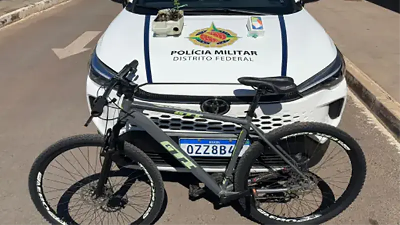 PMDF – apreende menores e prende homem por roubo e tráfico de drogas em Planaltina