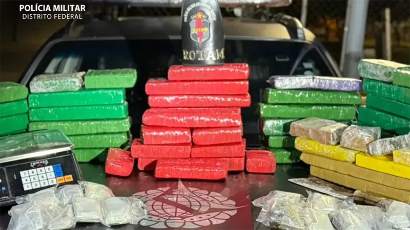 PMDF ROTAM, realiza apreensão de drogas no Gama