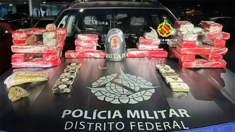PMDF prende traficante com R$ 90 mil em drogas na Ceilândia Sul