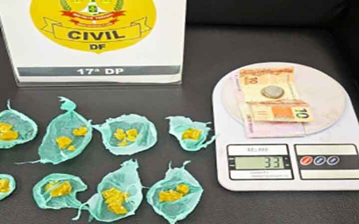 PCDF prende homem por tráfico de drogas em distribuidora de bebidas em Taguatinga