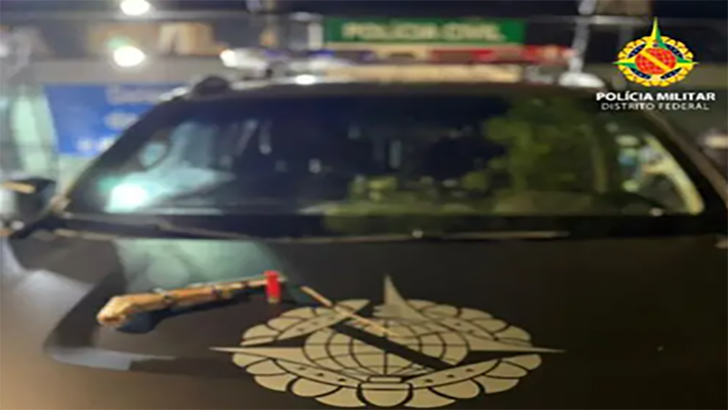 PMDF apreende adolescentes com arma de fogo artesanal em Planaltina