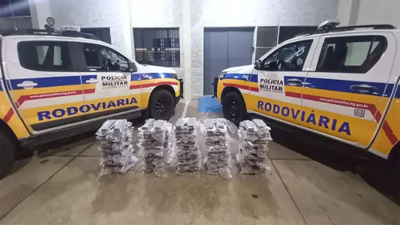 Pouso Alegre – 152 barras de maconha vindas de São Paulo são apreendidas em Minas