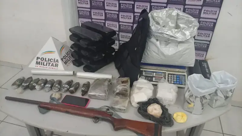 PMMG ITABIRA – polícia militar apreende drogas e prende autor