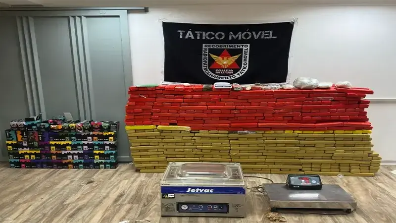 Uberlândia – Homem preso por tráfico utilizava veículo clonado para transporte de drogas