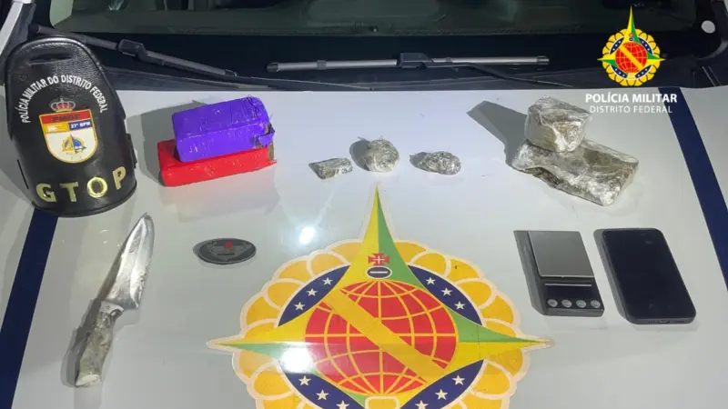 PMDF prende indivíduo por tráfico de drogas no Recanto das Emas