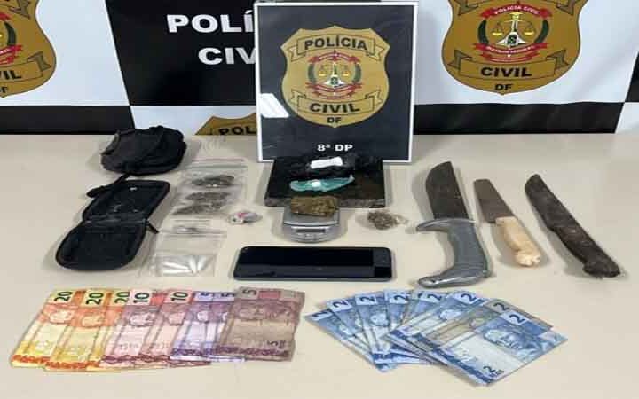 PCDF fecha o cerco ao tráfico de drogas na Estrutural