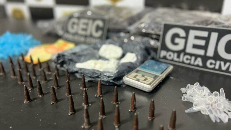PCGO prende investigado e desarticula esquema de venda de drogas praticado perto de escola e igreja em Luziânia