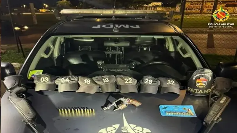 XVII Curso de PATAMO prende indivíduo por porte ilegal de arma de fogo no Recanto das Emas
