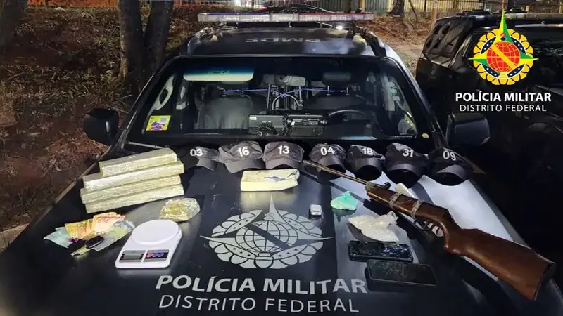 XVII Curso de PATAMO prende indivíduo por tráfico de drogas em Samambaia