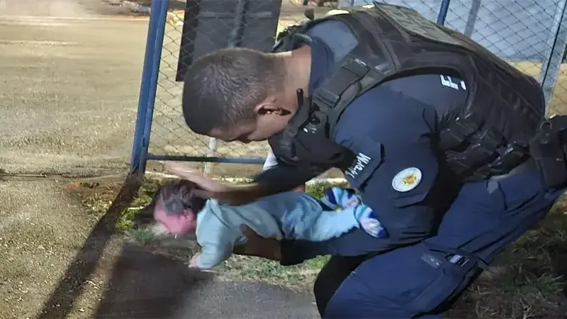 PMDF salva bebê engasgado em Planaltina