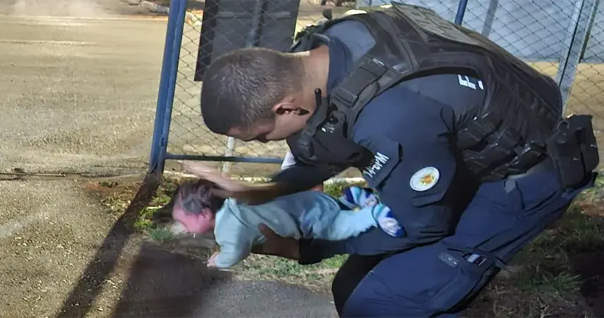 PMDF salva bebê engasgado em Planaltina