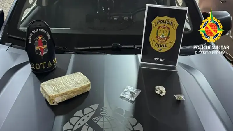 ROTAM prende dois homens por tráfico de drogas na Candangolândia