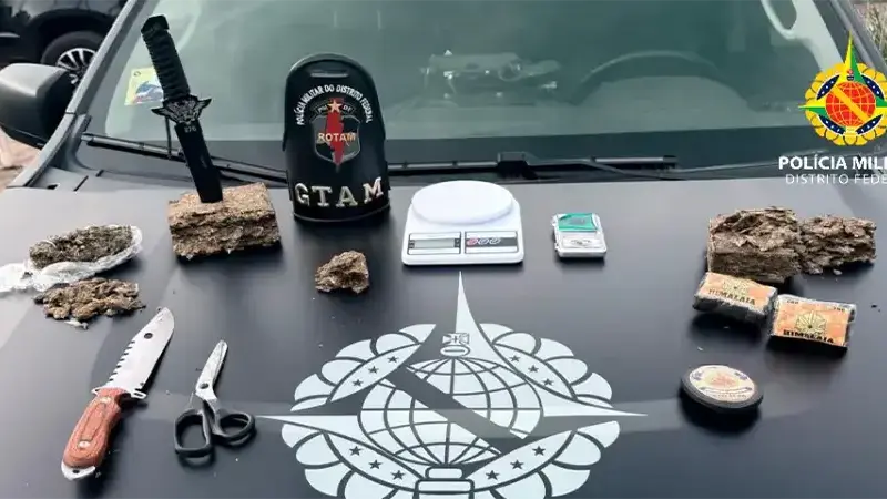 PMDF prende homem por tráfico de drogas no Itapoã