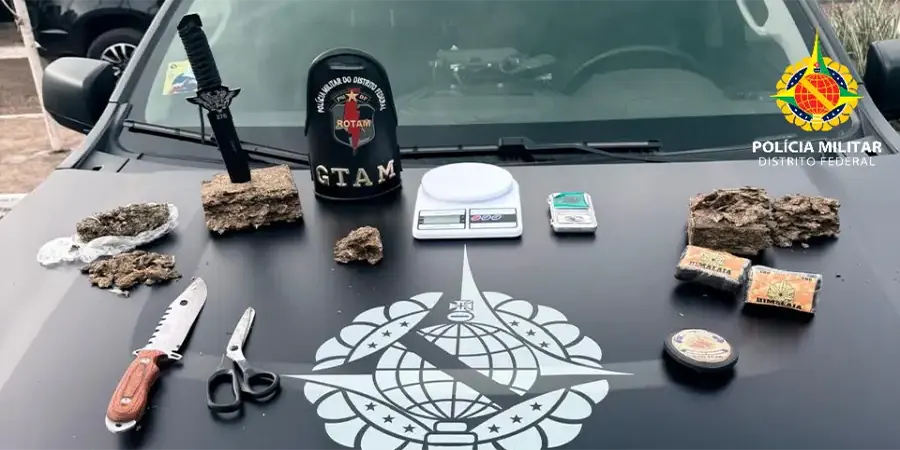 PMDF prende homem por tráfico de drogas no Itapoã