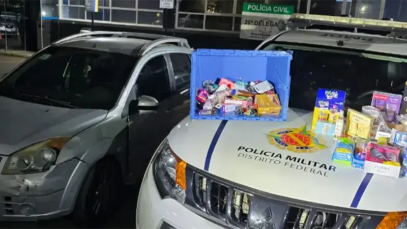 PMDF prende dupla por furto em estabelecimento comercial na Santa Maria