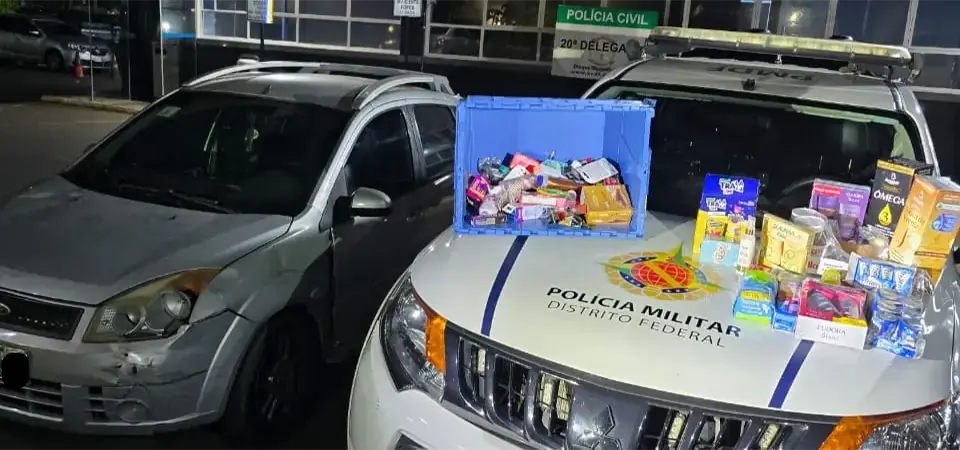 PMDF prende dupla por furto em estabelecimento comercial na Santa Maria