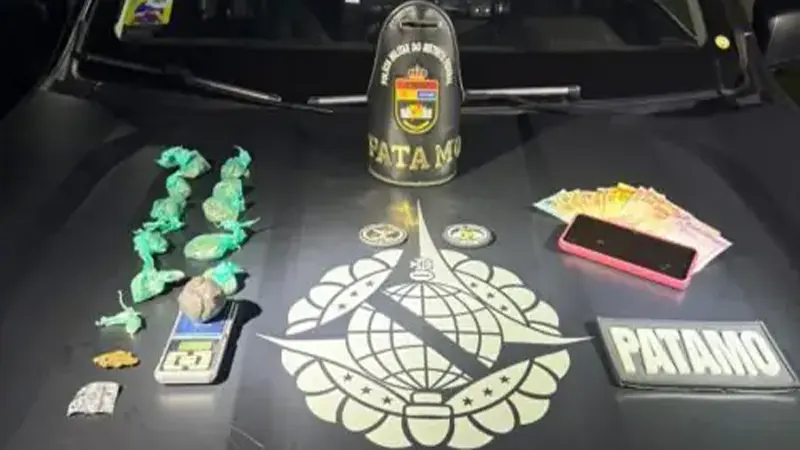 PMDF prende mulher com drogas fracionadas para venda durante patrulhamento do PATAMO na Ceilândia
