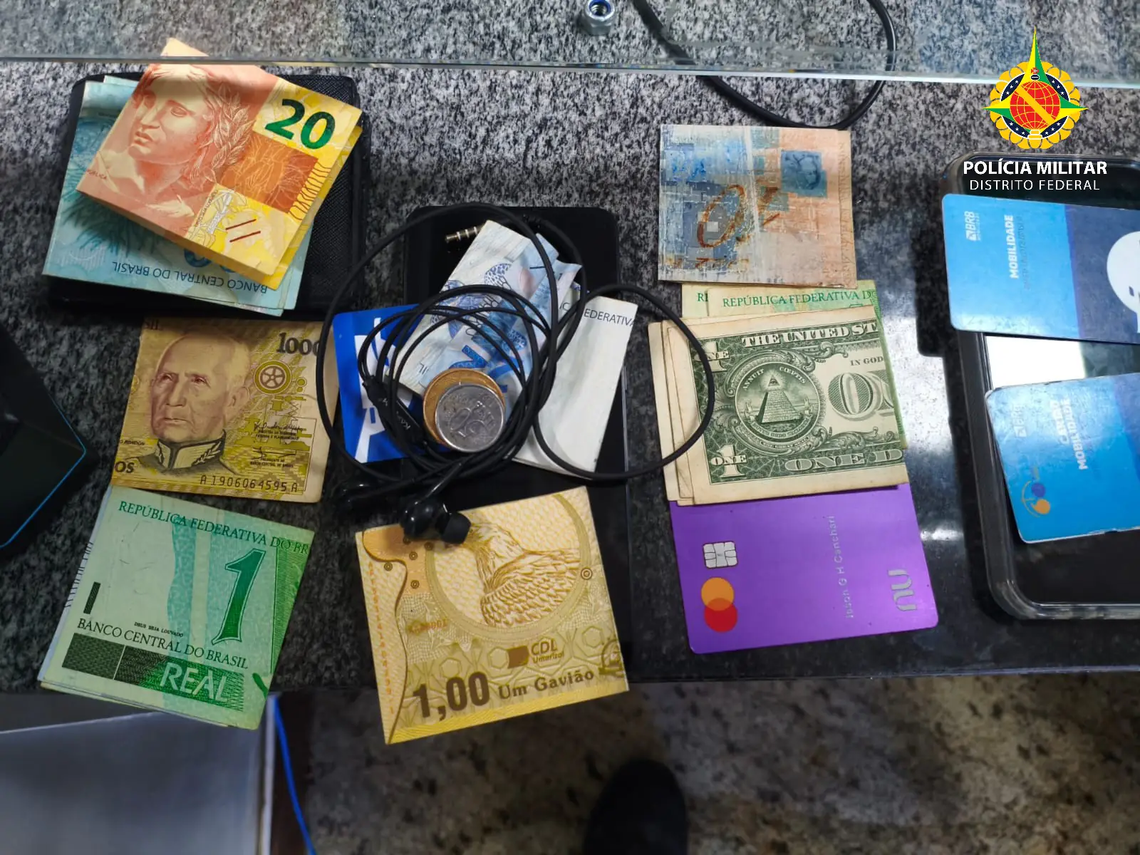 Casal é detido pela PMDF e bens furtados são recuperados na Via Estrutural