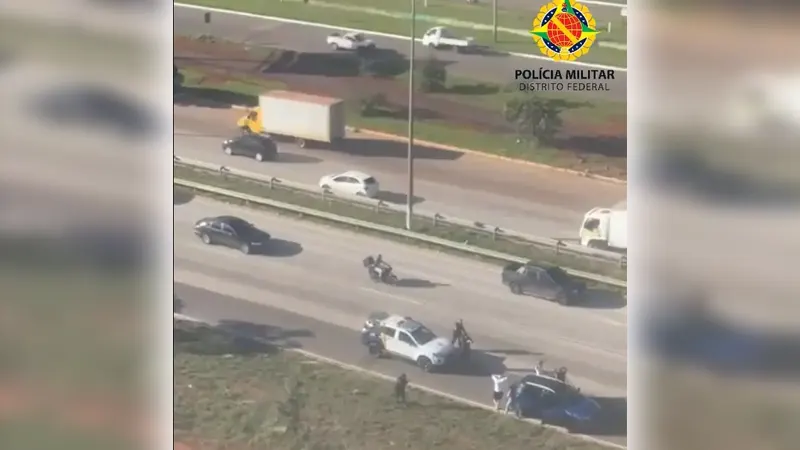 PMDF localiza veículo furtado e quatro suspeitos são presos