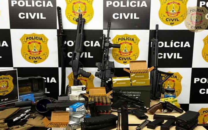 PCDF deflagra Operação Desarme e apreende arsenal na Asa Norte