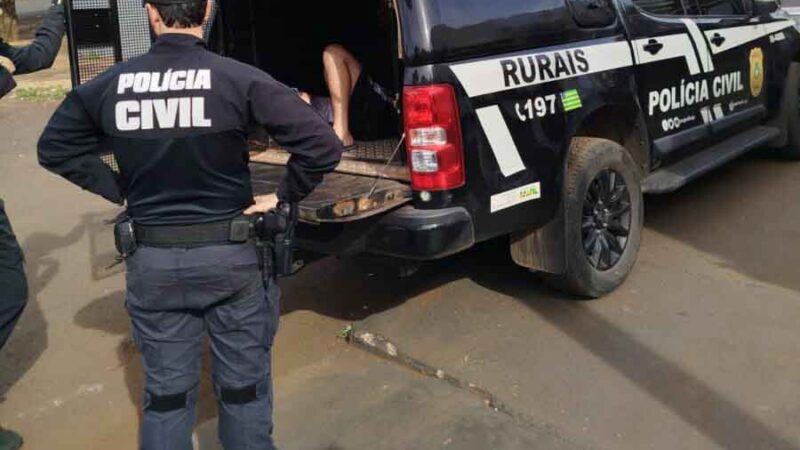 Polícia Civil GO, prende investigados por roubo milionário e emboscada contra vítimas que tentavam recuperar maquinário