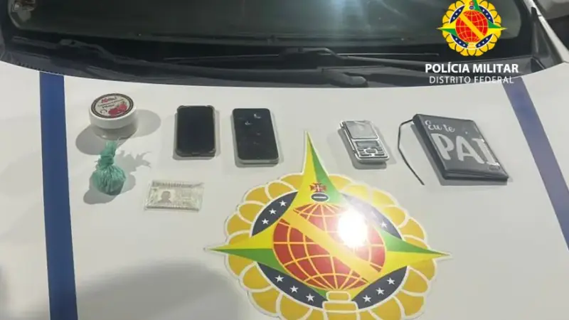 PMDF prende três homens por tráfico de drogas e embriaguez ao volante no Guará II
