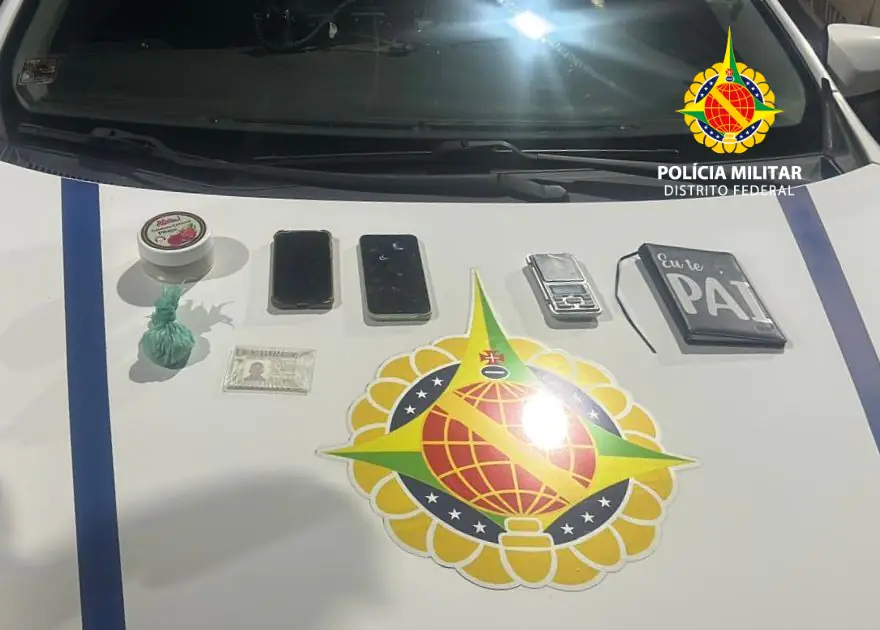 PMDF prende três homens por tráfico de drogas e embriaguez ao volante no Guará II