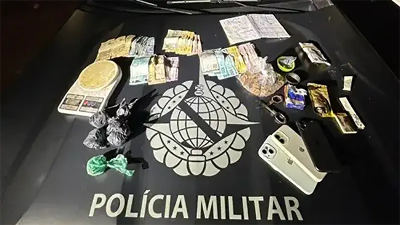 Dupla é presa pela PMDF por tráfico de drogas em Samambaia