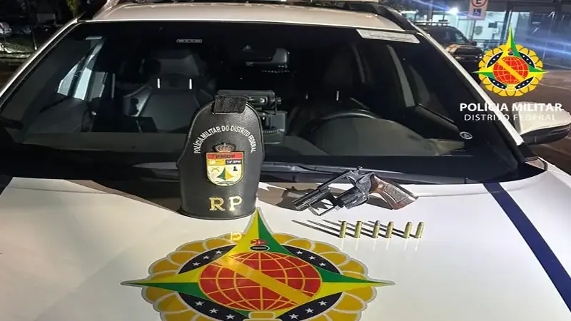 PMDF apreende arma de fogo com adolescente em Planaltina