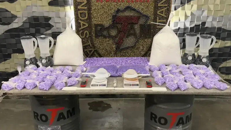 Belo Horizonte – ROTAM apreende 150 quilos de cocaína