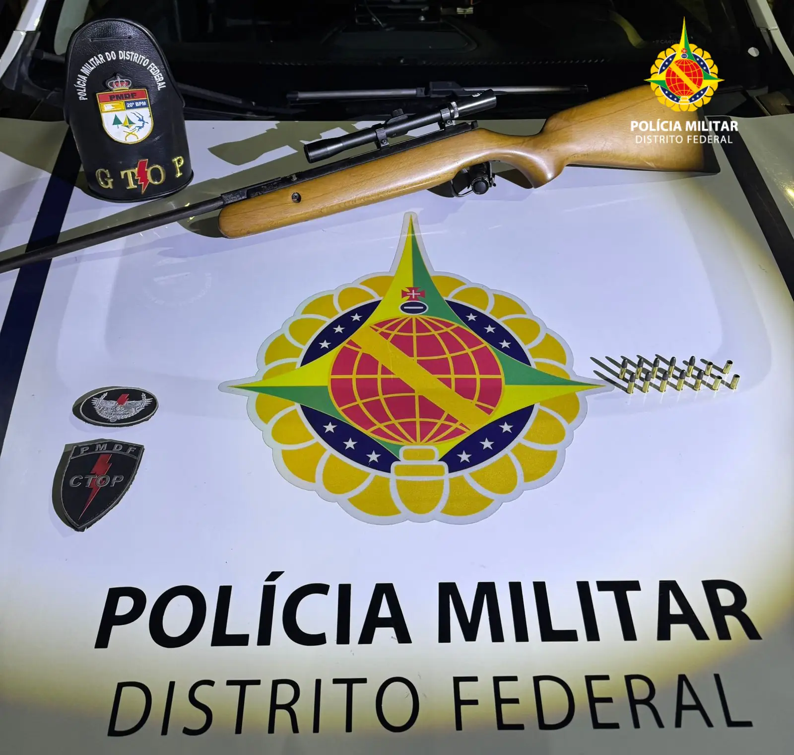 PMDF apreende armas de fogo em ocorrências distintas no Paranoá