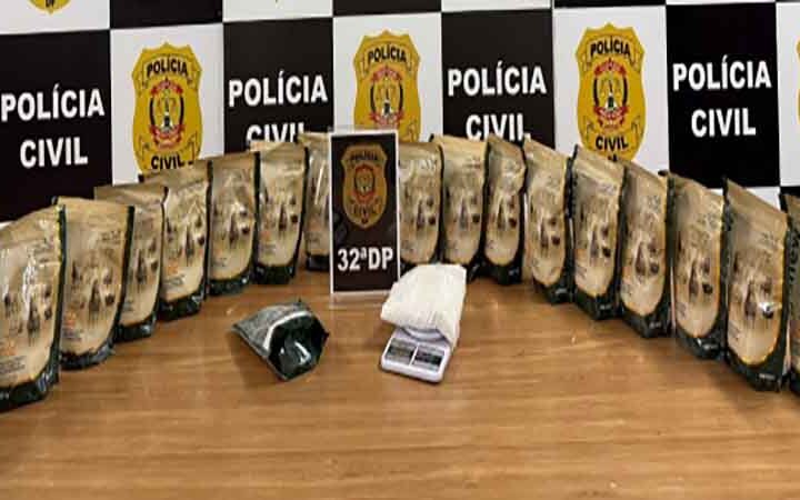 PCDF deflagra Operação Rei Pravus e apreende 20 kg de cocaína