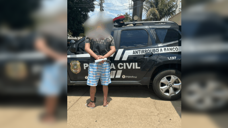 PCGO Polícia Civil prende foragido com mandado expedido pelo Tribunal de Justiça do Distrito Federal
