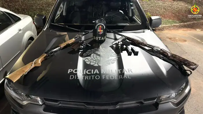 PMDF apreende quatro armas de fogo durante patrulhamento em Samambaia