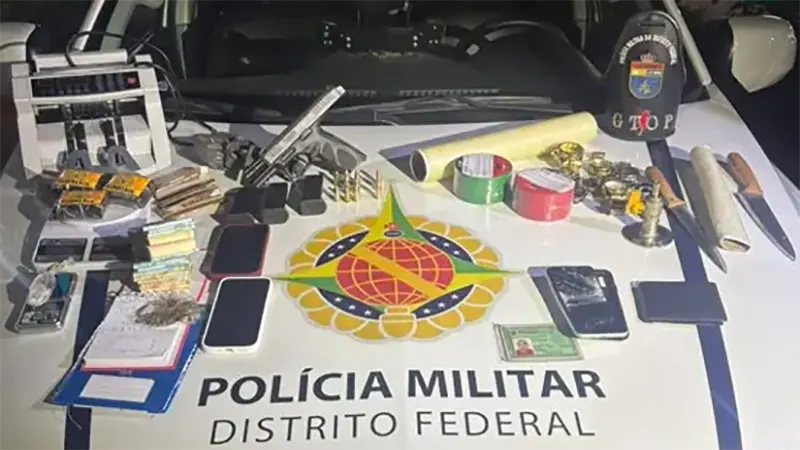 PMDF prende indivíduo após disparos de arma de fogo e apreende pistola, drogas em Samambaia