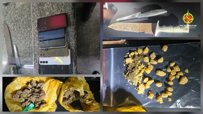 PMDF registra prisões, apreensão de menor e retirada de criminosos de circulação em ocorrências distintas no DF