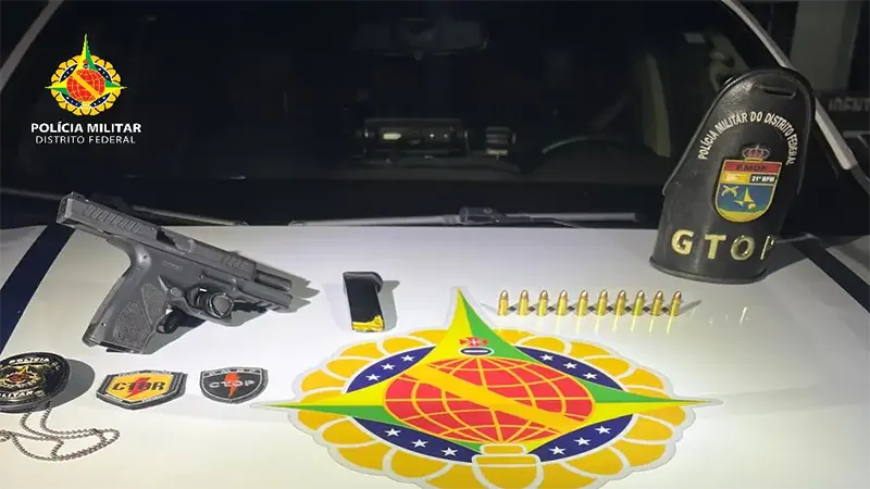 PMDF prende homem com arma de uso restrito em São Sebastião