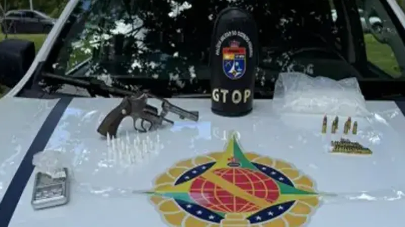 GTOP 35 da PMDF Apreende Arma de Fogo e Tráfico de Drogas na Favela Santa Luzia