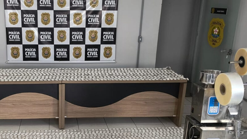 Estrutura industrial do tráfico é desmontada pela PCMG em Cambuí