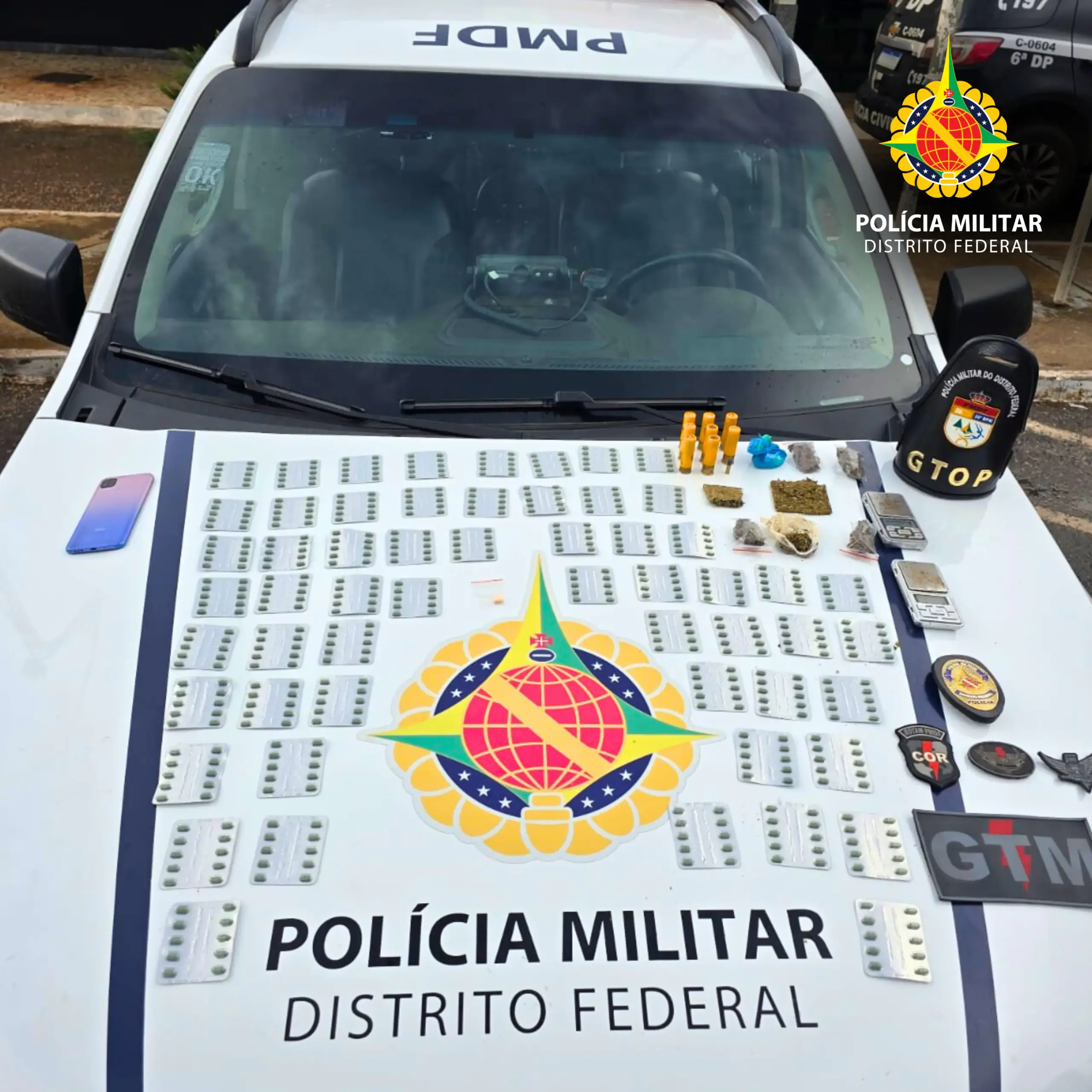 PMDF apreende drogas e munições durante ação no Paranoá