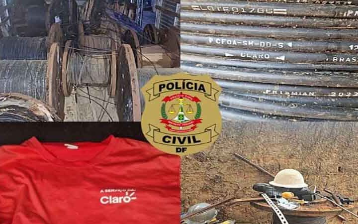 PCDF investiga furtos de cabos de energia no Cruzeiro e Sudoeste