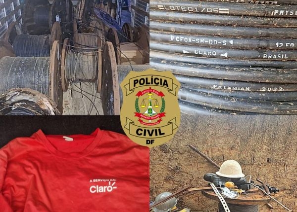 PCDF investiga furtos de cabos de energia no Cruzeiro e Sudoeste