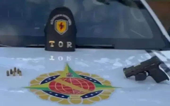 PMDF apreende arma de fogo e prende indivíduo em Samambaia
