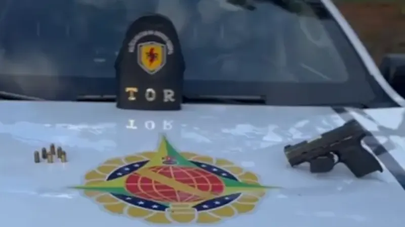 PMDF apreende arma de fogo e prende indivíduo em Samambaia