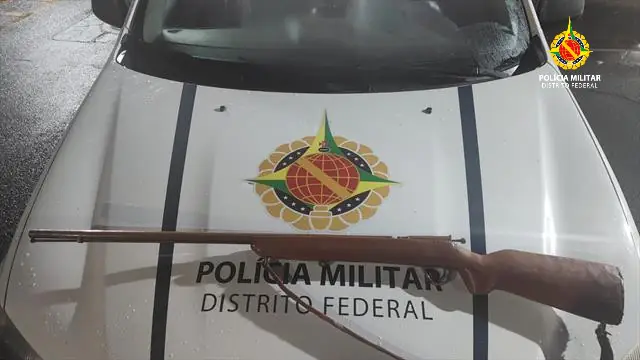 PMDF apreende arma de fogo em ocorrência de ameaça
