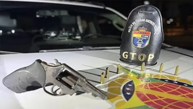 Homem armado é preso pela PMDF após briga em distribuidora de bebidas em Ceilândia